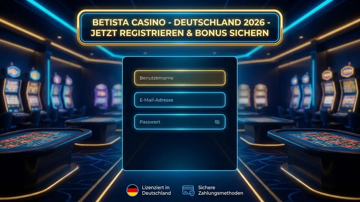 Registrierung mit Bonus